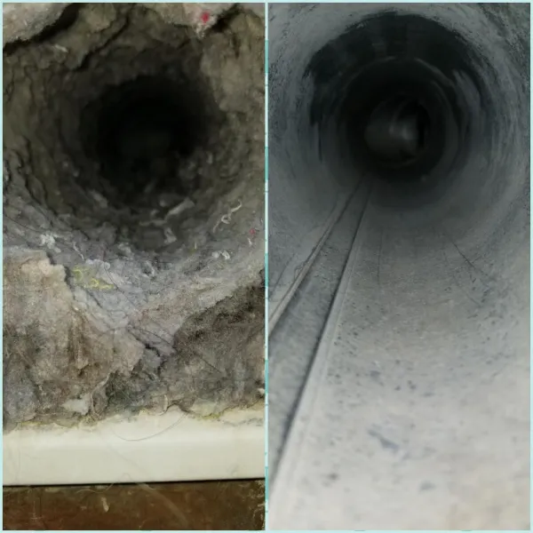 lint before and after